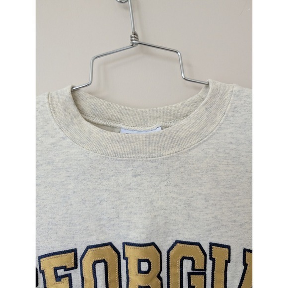 Champion Georgia Tech Sweatshirt Mens Large Crewneck Yellow Jackets - Picture 5 of 12